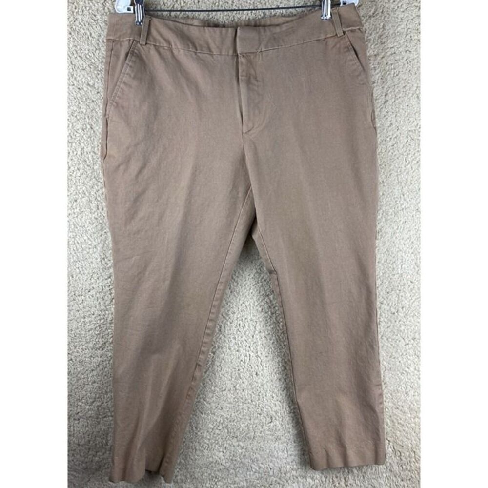 Time And Tru Women's Plus Size 16 Tan Straight Leg Stretchy Pants
